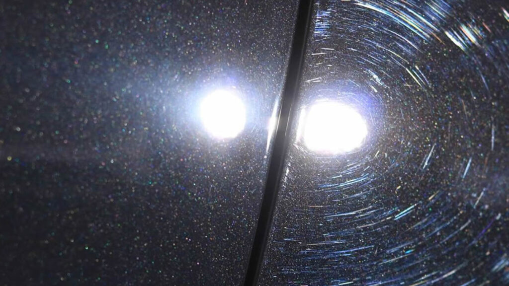 Swirl on a car